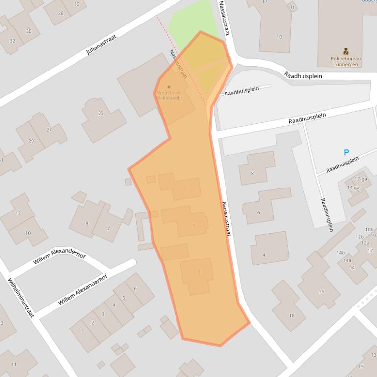 Kaart van postcodegebied 7651CX.