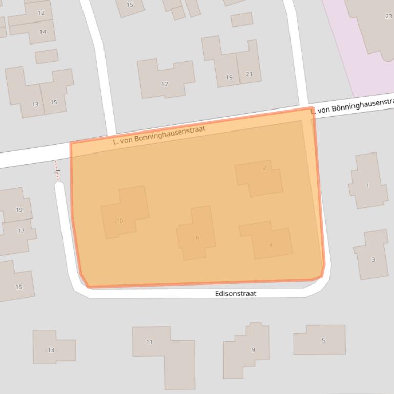 Kaart van postcodegebied 7651DA.