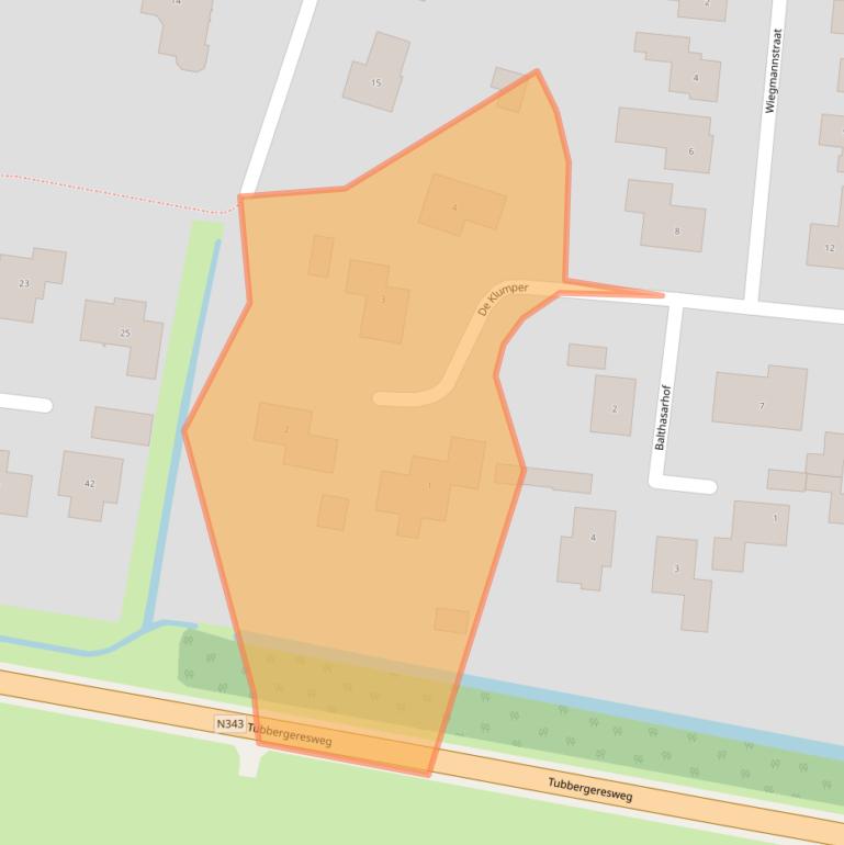 Kaart van postcodegebied 7651EB.