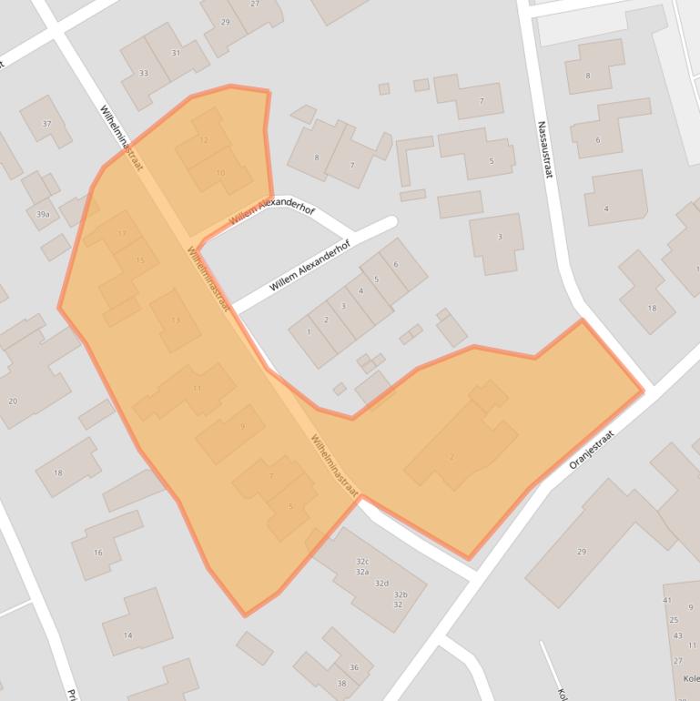 Kaart van postcodegebied 7651EC.