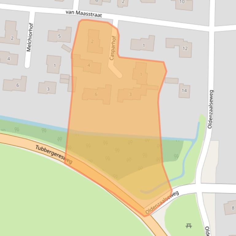 Kaart van postcodegebied 7651EX.