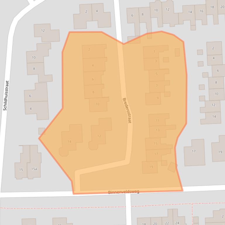 Kaart van postcodegebied 7651GG.