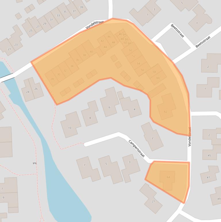 Kaart van postcodegebied 7651GL.