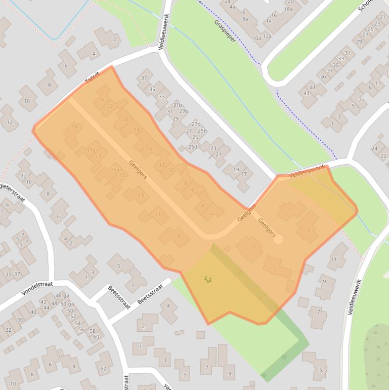 Kaart van postcodegebied 7651GP.