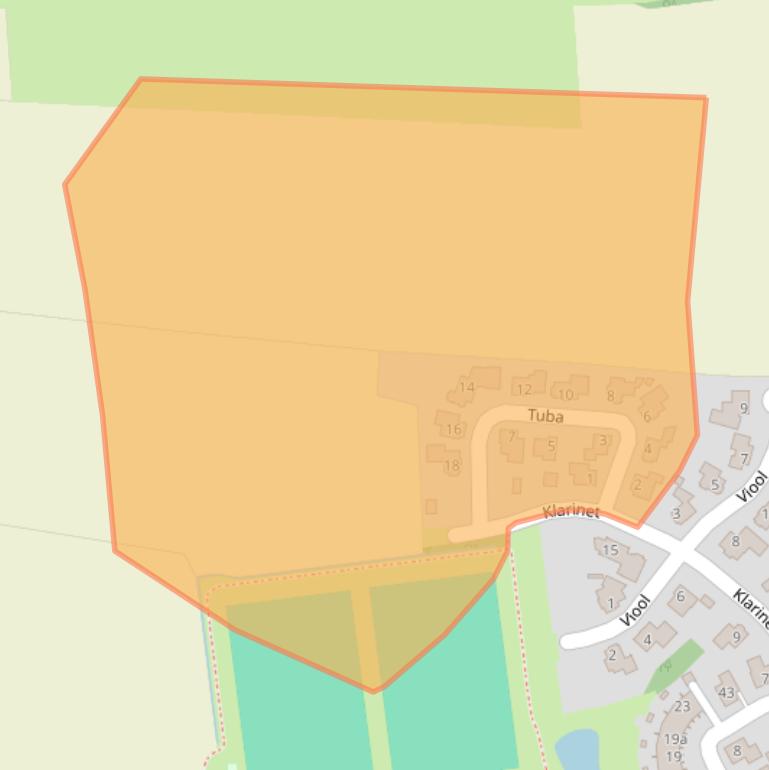 Kaart van postcodegebied 7651HJ.