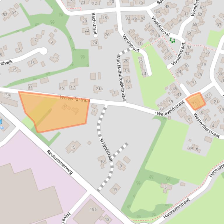 Kaart van postcodegebied 7651JB.