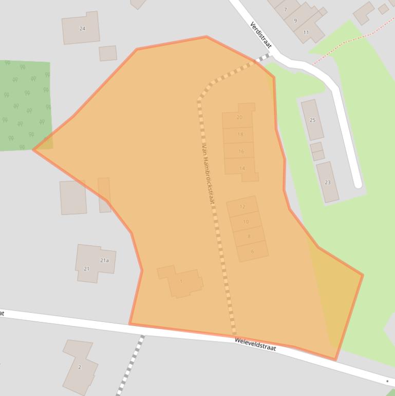 Kaart van postcodegebied 7651JX.