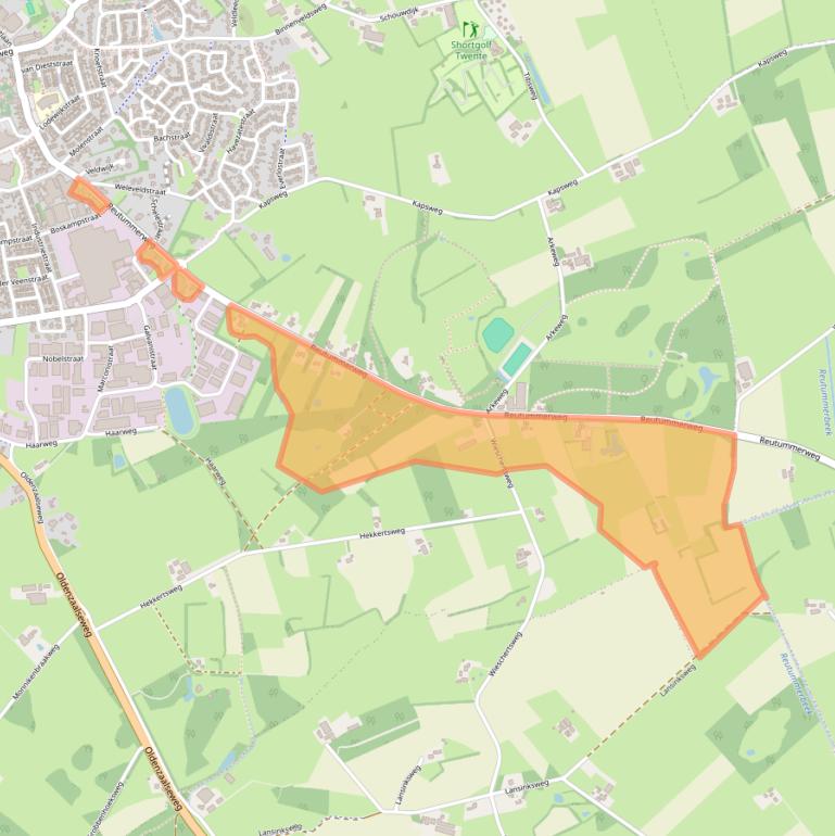 Kaart van postcodegebied 7651KL.