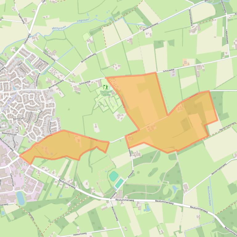 Kaart van postcodegebied 7651KN.