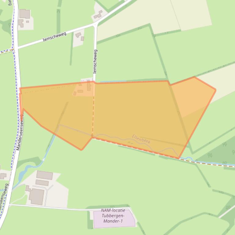 Kaart van postcodegebied 7651LH.