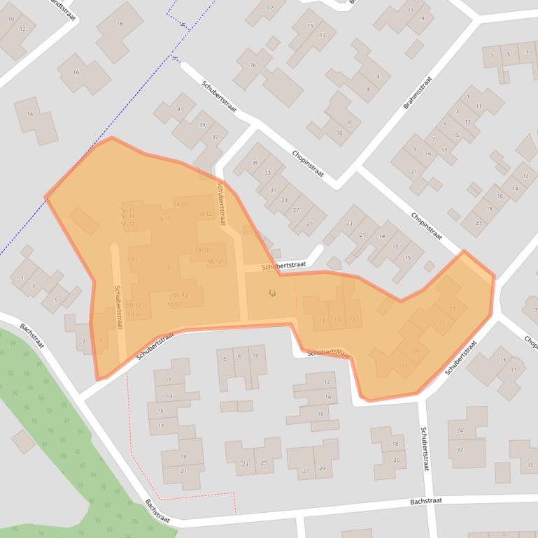 Kaart van postcodegebied 7651MG.