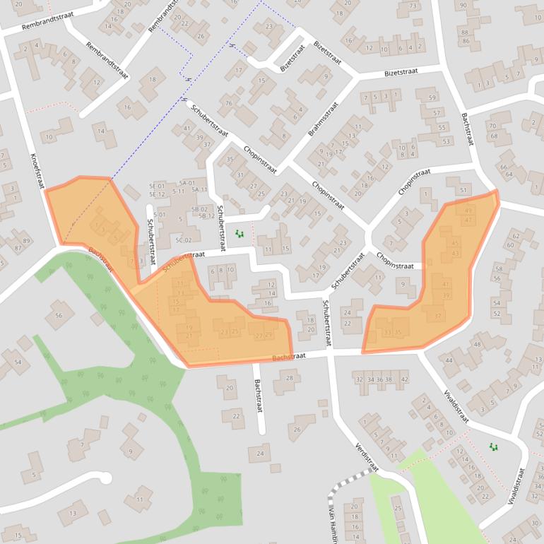 Kaart van postcodegebied 7651MS.