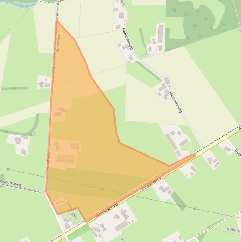 Kaart van postcodegebied 7651NB.