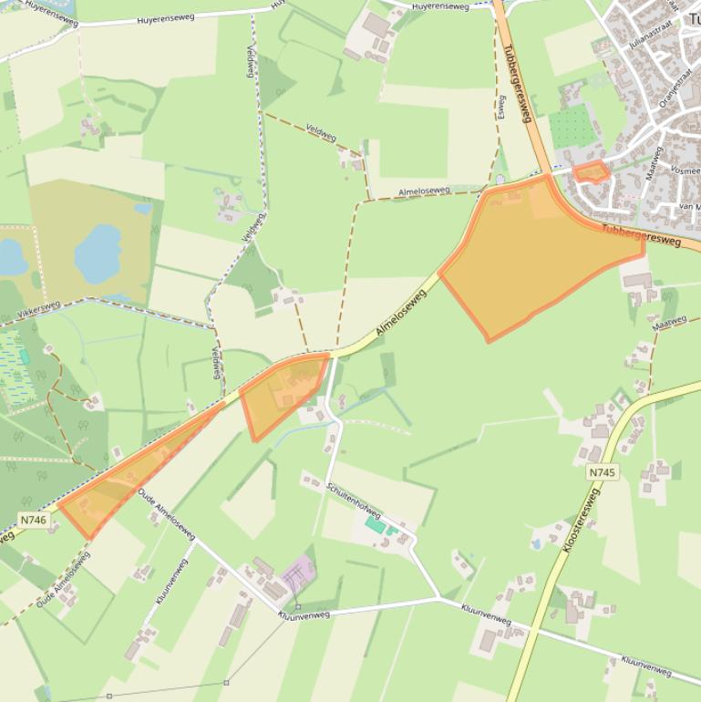 Kaart van postcodegebied 7651ND.