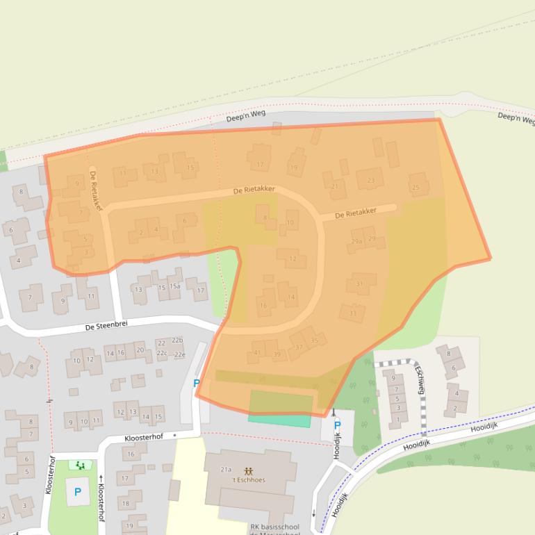 Kaart van postcodegebied 7661PK.