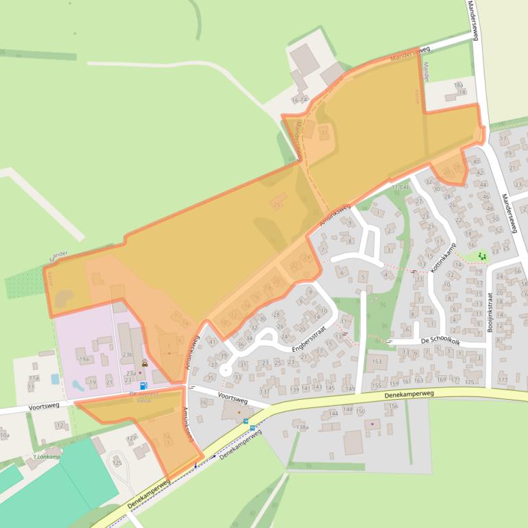 Kaart van postcodegebied 7661RH.