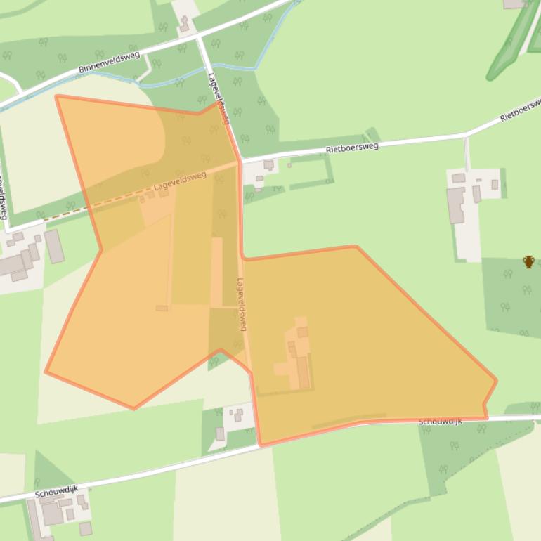 Kaart van postcodegebied 7661RS.