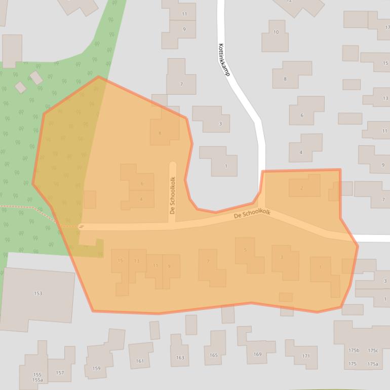 Kaart van postcodegebied 7661RW.