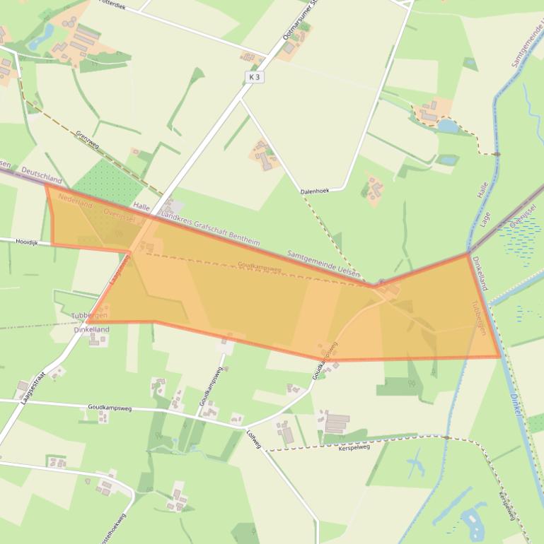 Kaart van postcodegebied 7662PA.