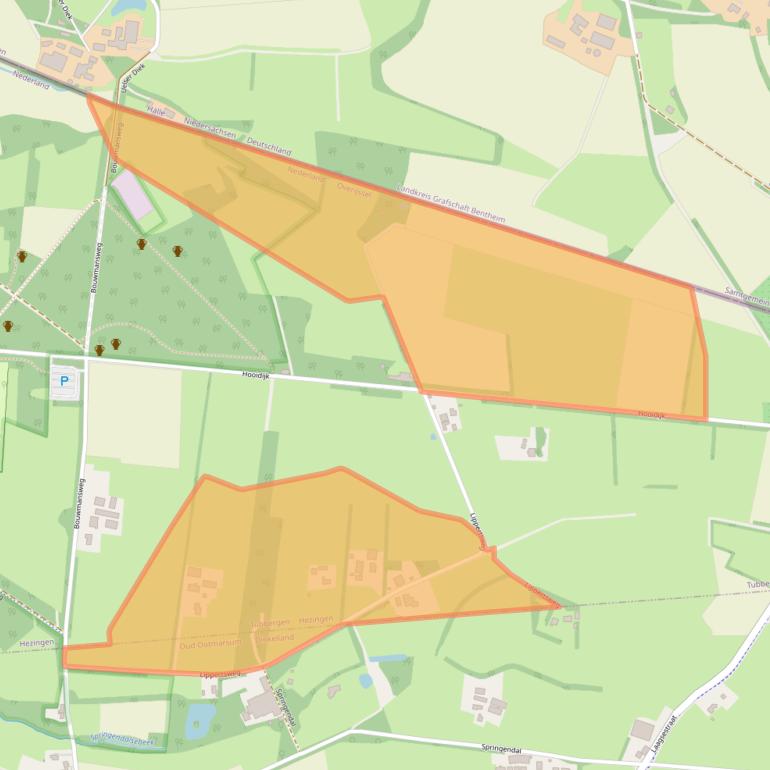 Kaart van postcodegebied 7662PC.