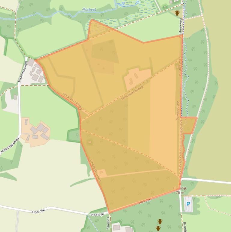 Kaart van postcodegebied 7662PP.