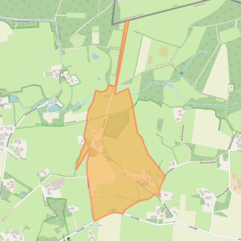 Kaart van postcodegebied 7662PS.