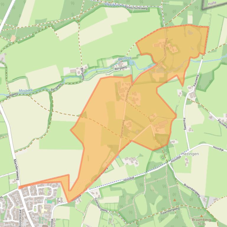 Kaart van postcodegebied 7663TA.