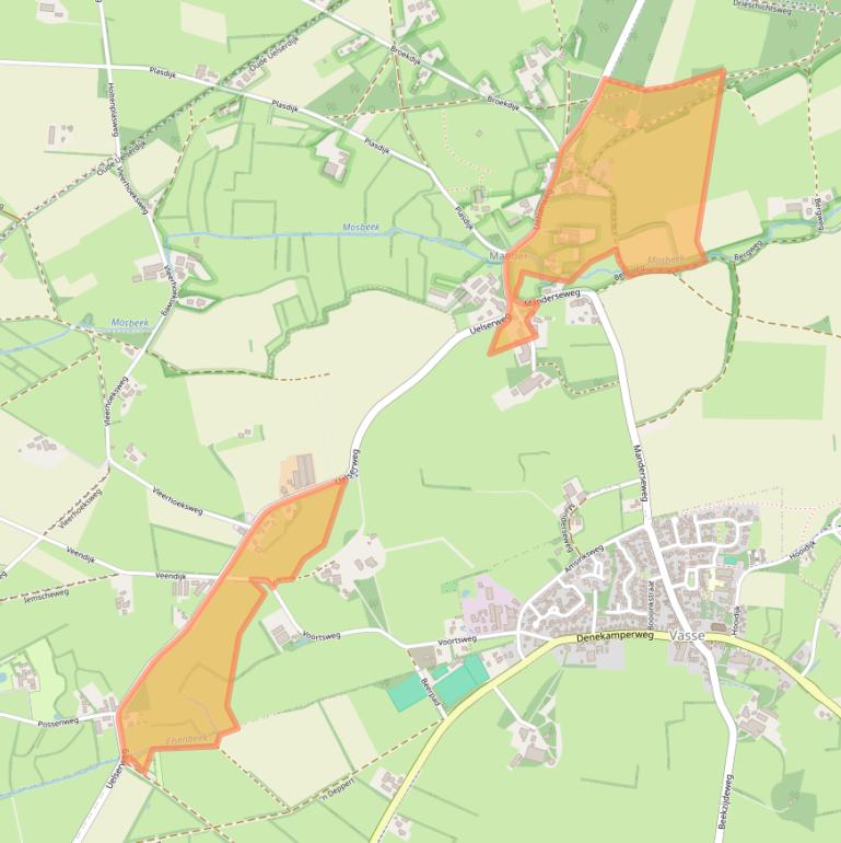 Kaart van postcodegebied 7663TE.