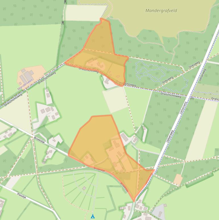 Kaart van postcodegebied 7663TG.