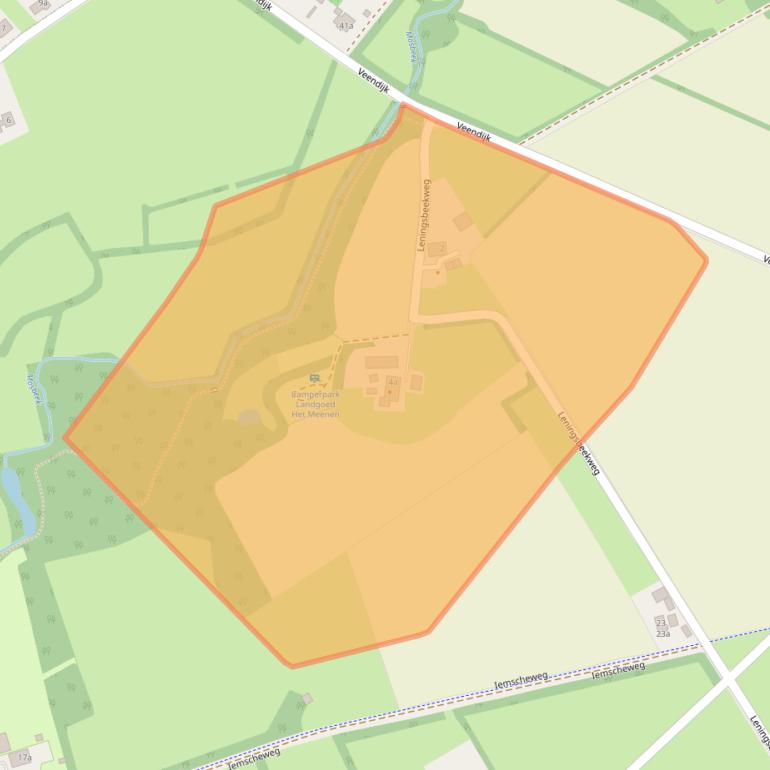 Kaart van postcodegebied 7663TM.