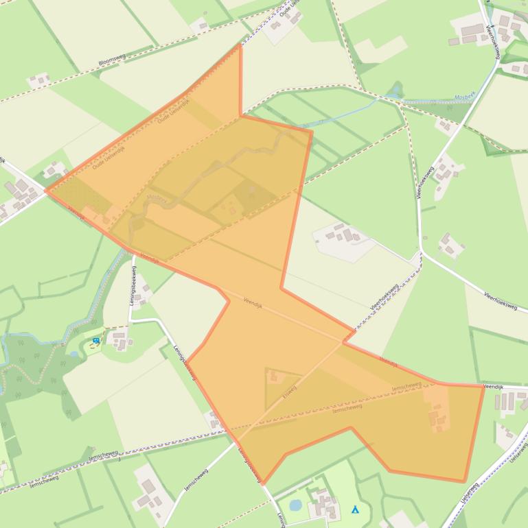 Kaart van postcodegebied 7663TR.