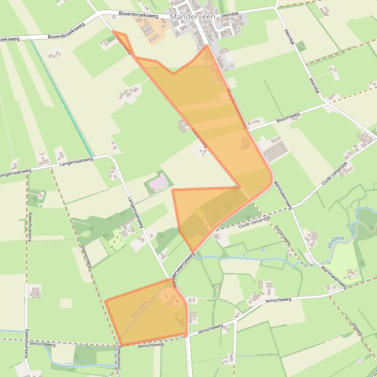 Kaart van postcodegebied 7664VS.