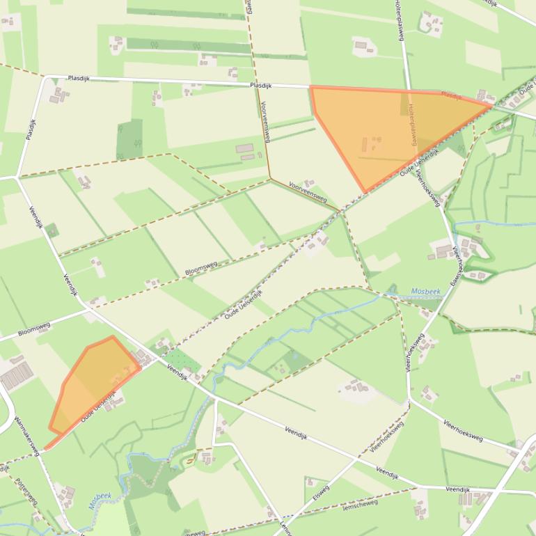 Kaart van postcodegebied 7664XA.