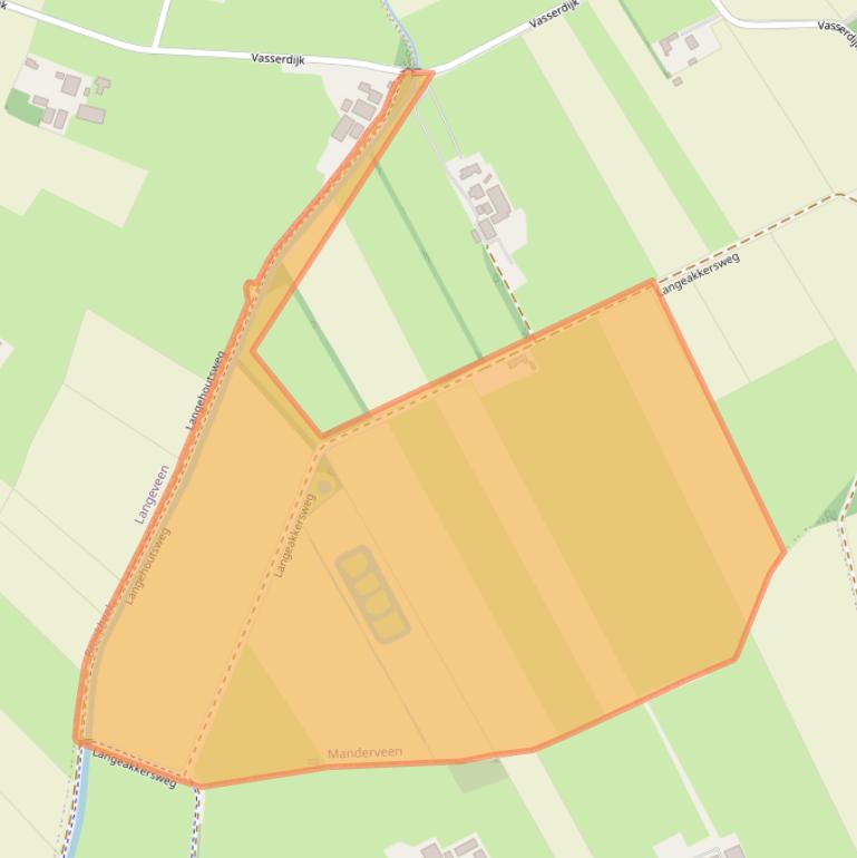 Kaart van postcodegebied 7664XE.