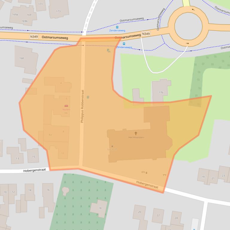 Kaart van postcodegebied 7665AA.