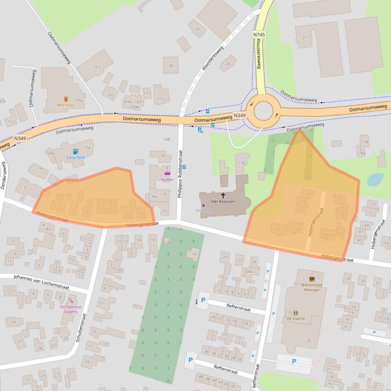 Kaart van postcodegebied 7665AC.