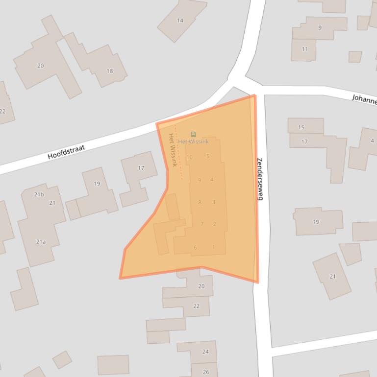 Kaart van postcodegebied 7665AE.