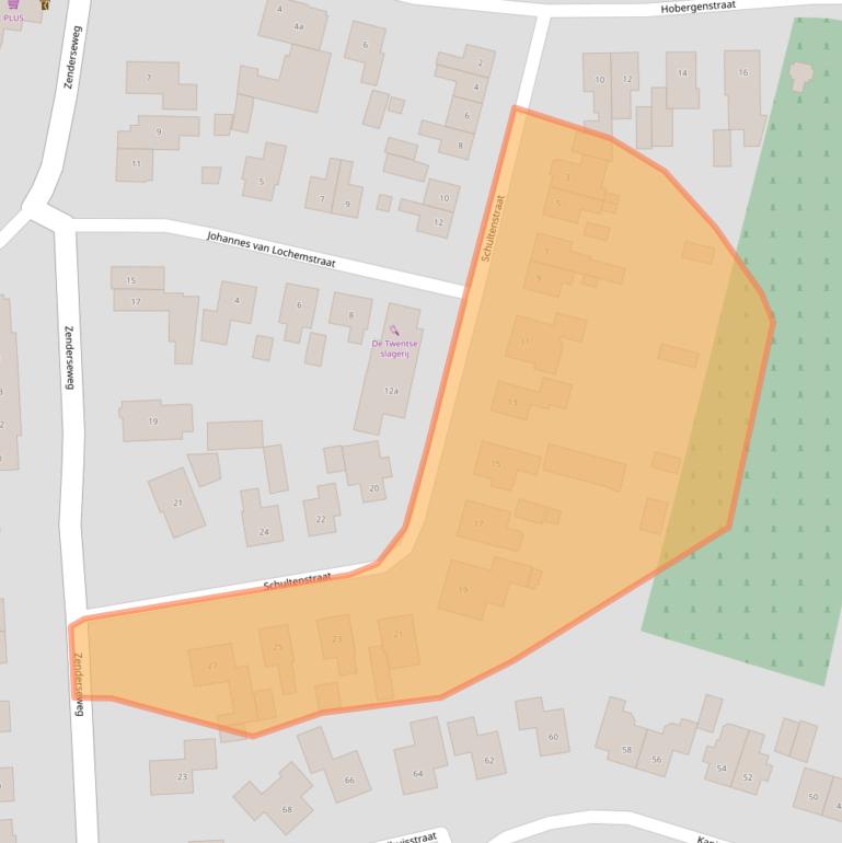 Kaart van postcodegebied 7665AK.