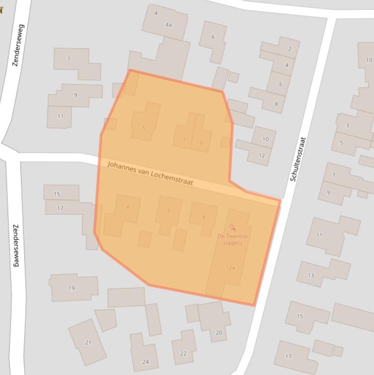 Kaart van postcodegebied 7665AM.