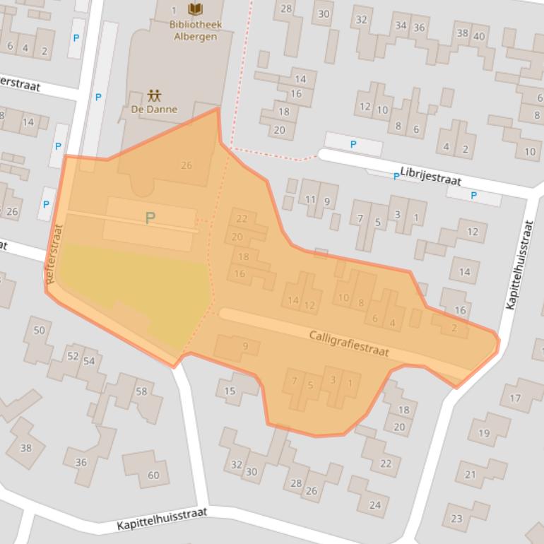 Kaart van postcodegebied 7665AZ.