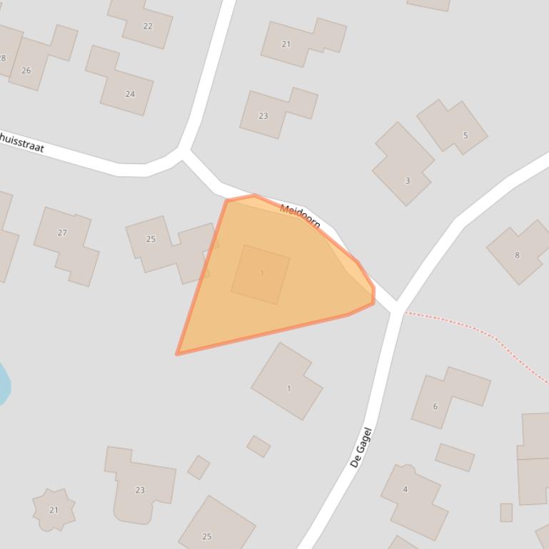 Kaart van postcodegebied 7665BD.