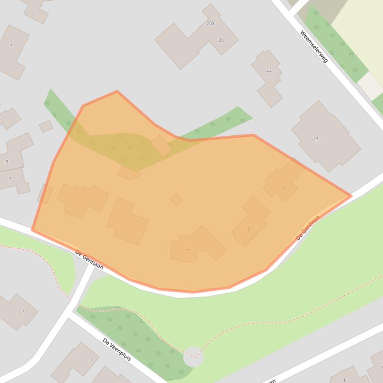 Kaart van postcodegebied 7665ED.