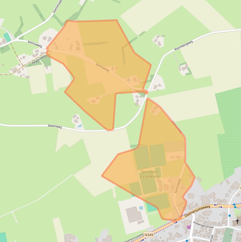 Kaart van postcodegebied 7665RJ.