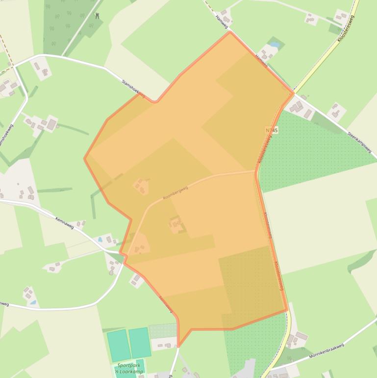 Kaart van postcodegebied 7665RK.