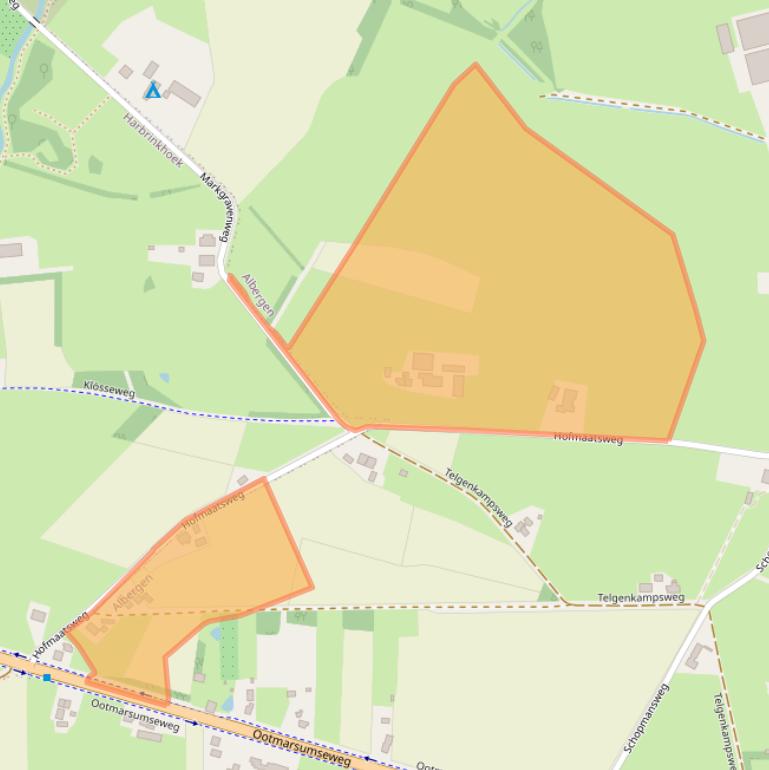 Kaart van postcodegebied 7665RR.