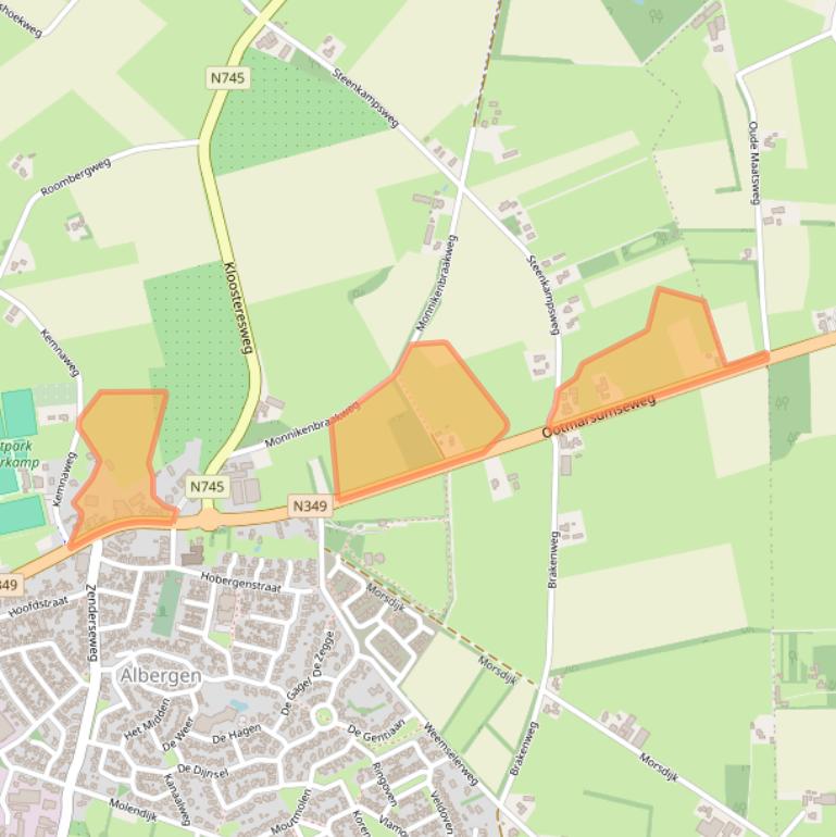 Kaart van postcodegebied 7665RX.