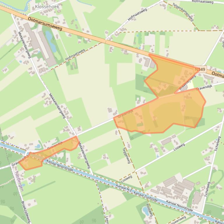 Kaart van postcodegebied 7665SJ.