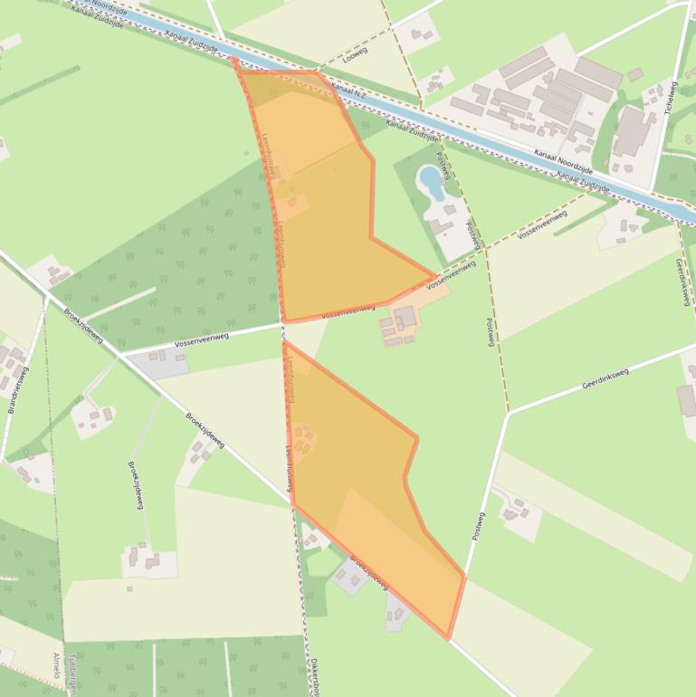 Kaart van postcodegebied 7665TA.