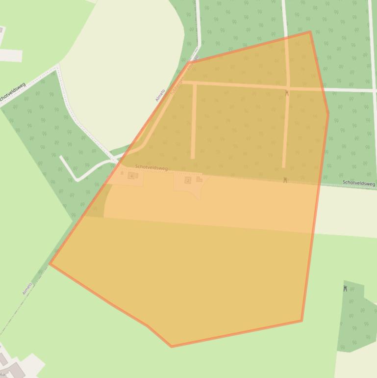 Kaart van postcodegebied 7665TE.