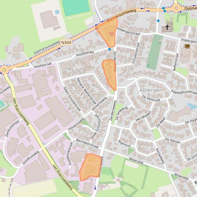 Kaart van postcodegebied 7665TM.